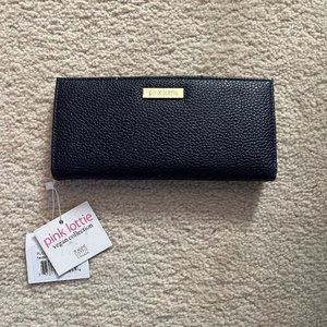 NWT! Pink Lottie Vegan Leather Fold Wallet